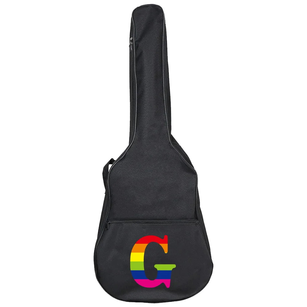 Tejesa Guitar Bag 31-41 Inch Guitar Case Printing Rainbow Series / Guitar Cover /Waterproof Backpack Oxford Fabric