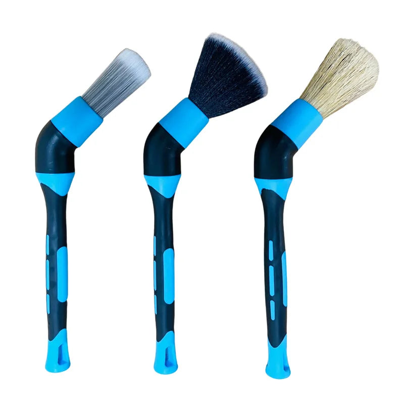 Tejesa Car Tyre Clean Brush Air Conditioner Air Outlet Cleaning Brushes Elbow Sweeping Tools Car Interior Detail Cleaning Brush