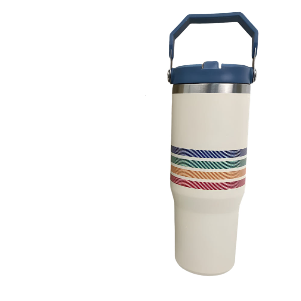 Hemasa   Tumbler With Straw Lids Stainless Steel Coffee Cup Car Mugs Vacuum Cup