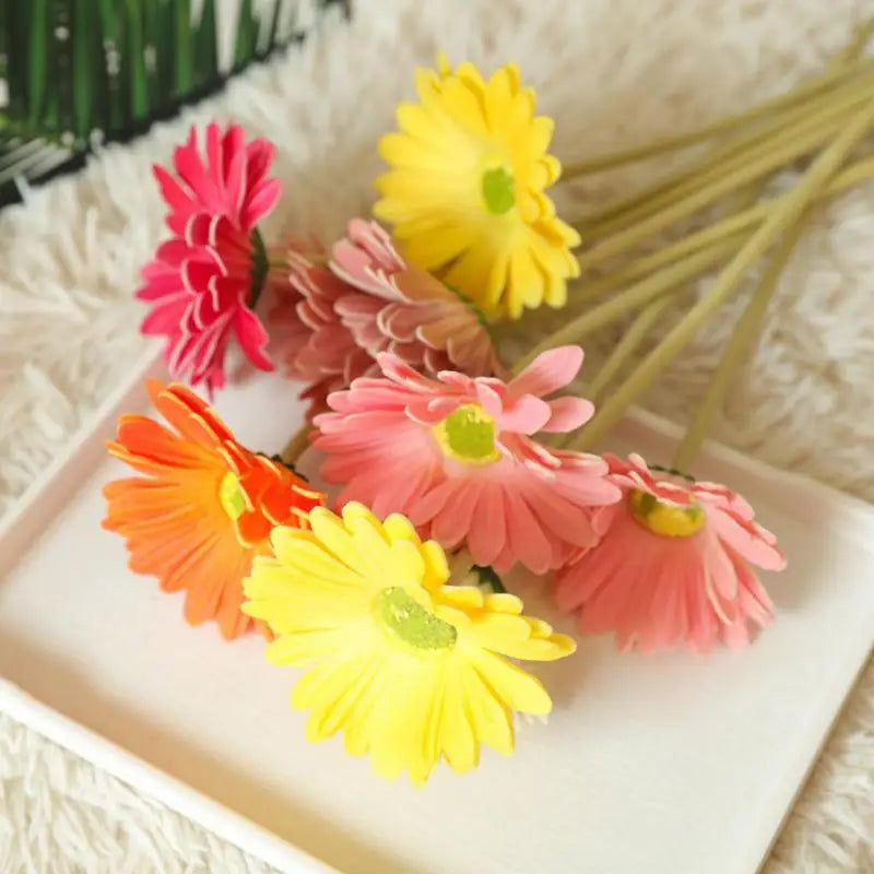 Hemasa 4 Head Artificial Flowers Bouquet Poppy Flowers For Home Decor Garden Party Wedding Decoration Diy Accessories