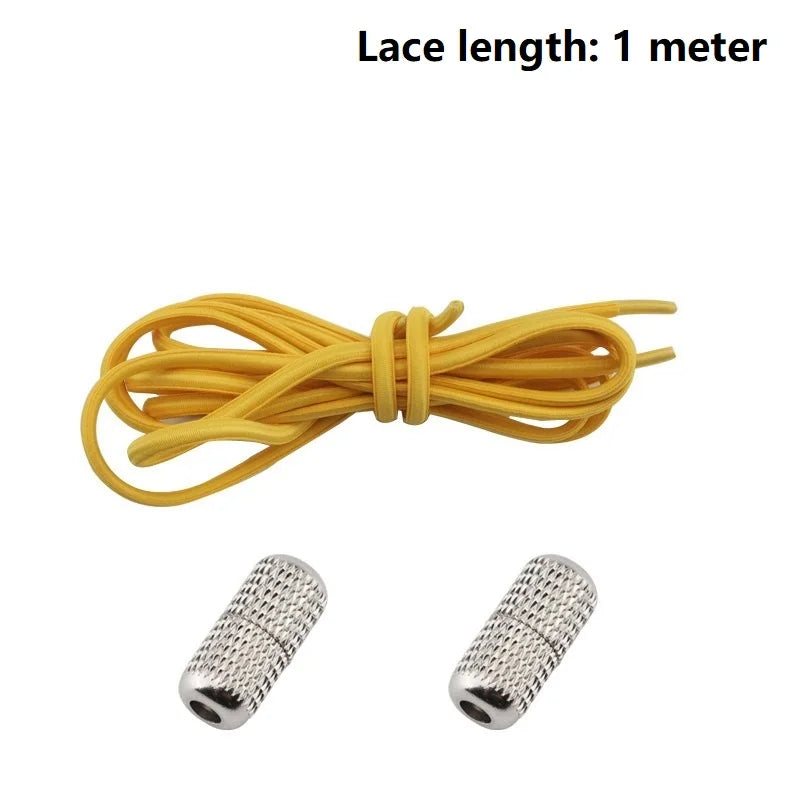 New Elastic Laces Sneakers Laces Without Tie Elastic Shoelaces Without Binding Laces Bows Shoelaces Rubber Bands for Shoes