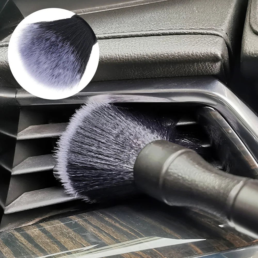 Tejesa Car Detailing Brush Acid and Alkali Resistant Automotive Detail Brush for Cleaning Interior & Exterior Dashboard Rims Wheel Lug