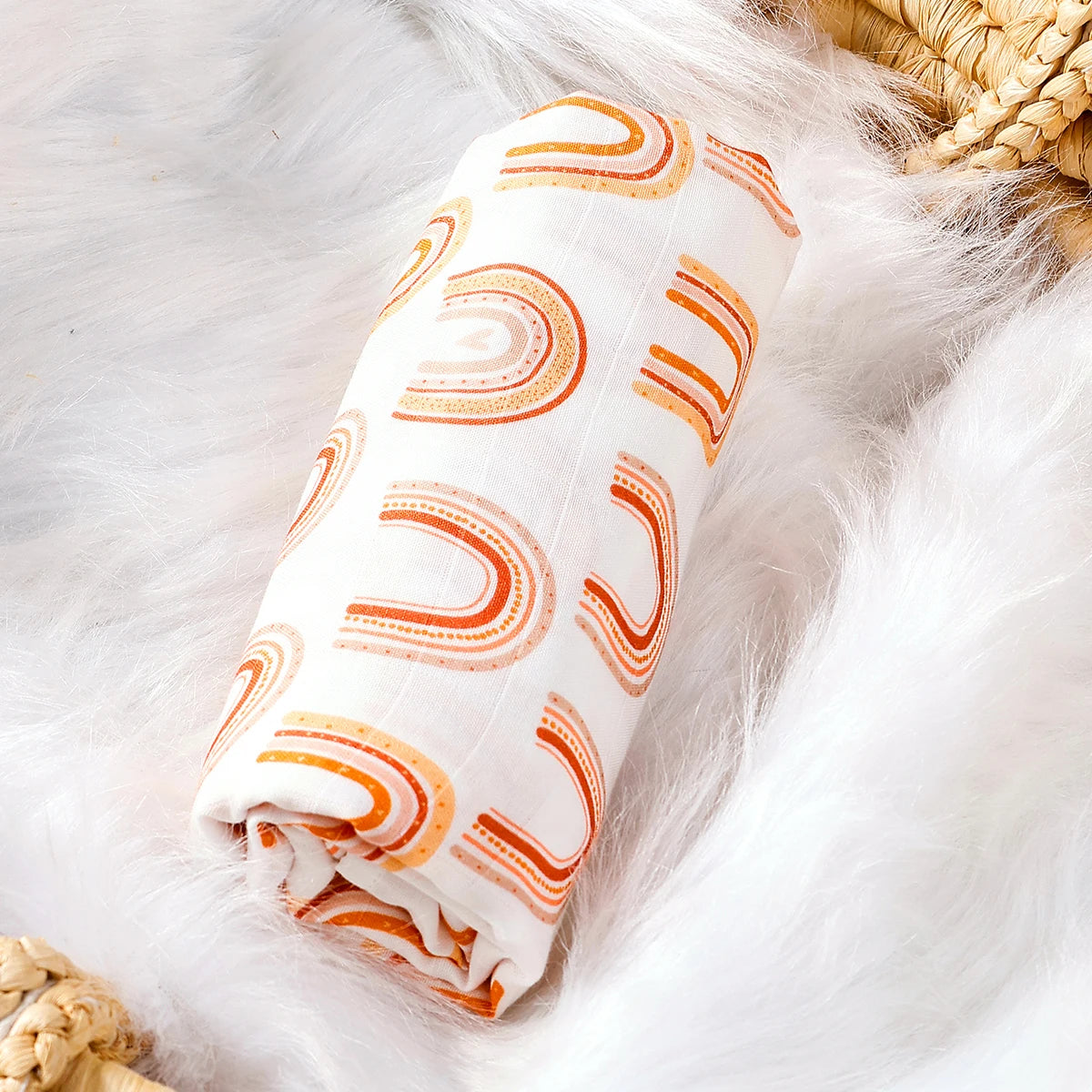 Tejesa Bamboo Cotton Baby Muslin Swaddle Blanket /brethable Newborn Wrap/ 120x110cm