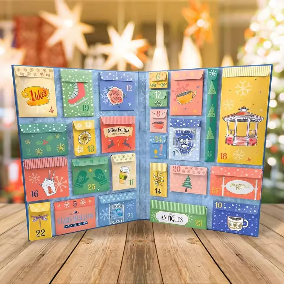 Christmas Advent Calendar 2025 Christmas Gilmore Girls The Official Advent Calendar Decoration Calendar Surprise Christmas Gifts