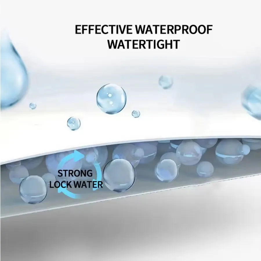 100%Waterproof Mattress Cover Thick Solid Color Bed Fitted Sheet Single/Queen/King 침대커버 135x200cm 160x200cm Soft Bed Cover