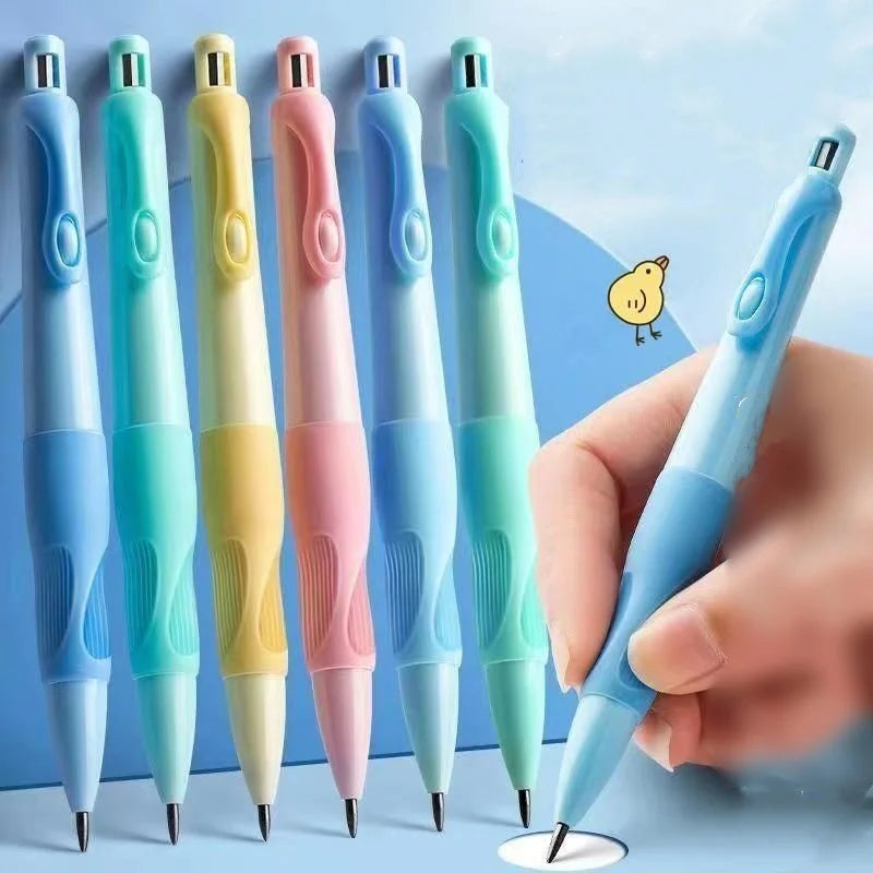 Hemasa Automatic Pencil 2.0mm Thick Lead Excellent Grip Activity Pencil Write Constantly Elementary School Students