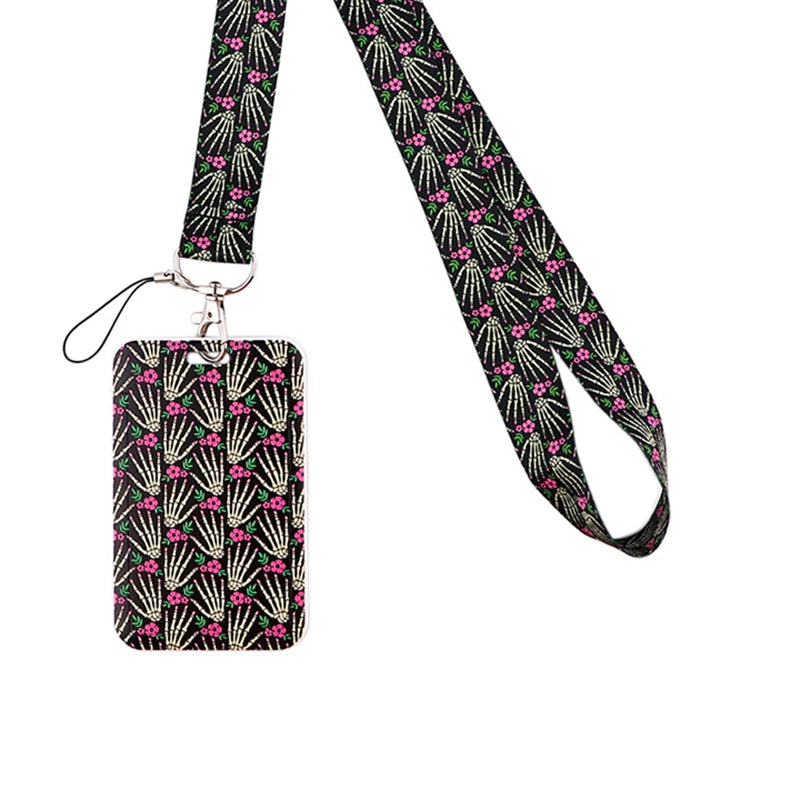 Dentist Doctor Nurse Cartoon Credential Neck Strap Lanyards Keychain ID Card Pass Hang Rope Lariat Key Chain Ring Badge Holder
