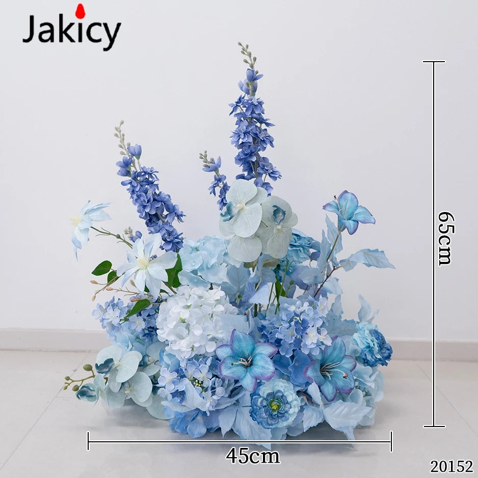 Wedding Decoration Hanging Flower Row Background Arch Decor Artificial Flowers Road Lead Flower Ball Floral Backdrop Arrangement