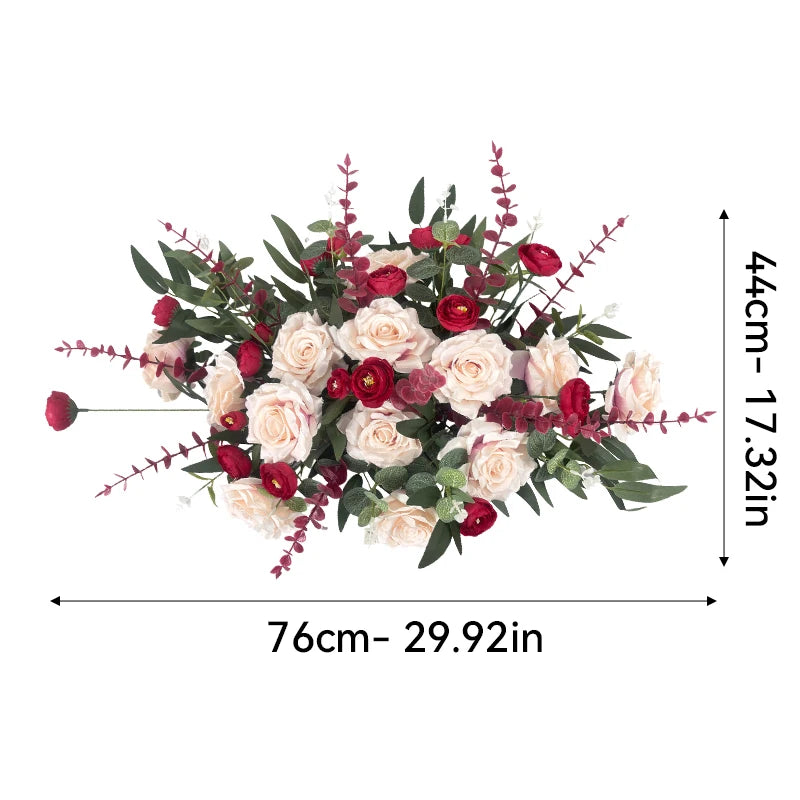 Tejesa  Wedding Floor Flower Arrangements/ Artificial Eucalyptus Flower Decorations for Wedding Paths