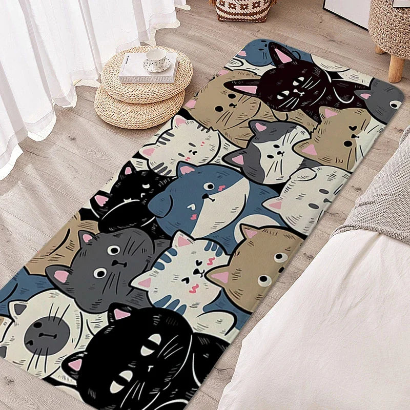Tejesa  Cat Pattern Children's Room Carpet /Anti Slip Bathroom Mat/ Doormat Entrance Door Home Decoration