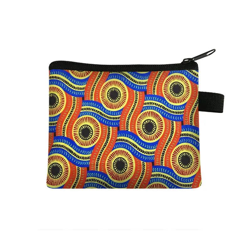 Tejesa Geometric Design Portable Card Bag Coin Key Storage Bags Hand Bag Small Square Bag Coin Purse Pochette Sac Billetera Wallet
