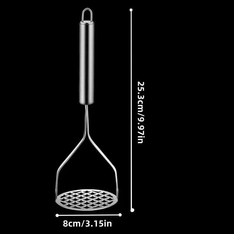 Hemasa 2pcs Kitchen Gadget Creative Mud Press Masher Puree Juice Maker Stainless Steel Potatoes Crusher Pusher Fruit Tools Cocina Cozinha