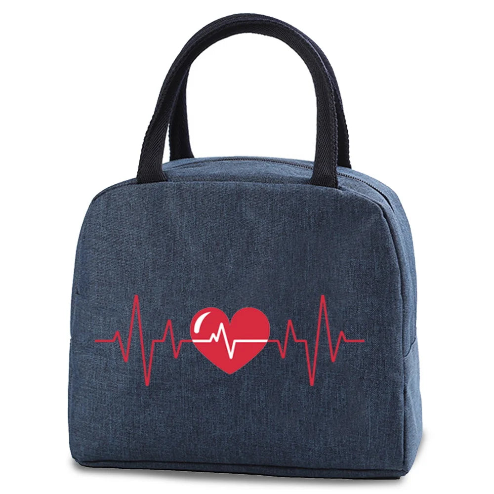 Tejesa Insulated soft cooler Lunch box Bag / Small food cooling Tote Portable Thermal Cold Food Bags For Kids /Travel Dnner Picnic Handbag