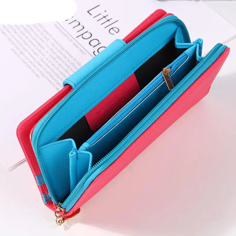 Hemasa Long Women Wallets Card Holder Female Clutch Women Purse Coin Money Bag Walet