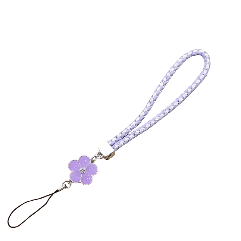 Tejesa Small Flower Phone Straps Mobile Phone Lanyard  for USB ID/ Card Keychain ,for IPhone