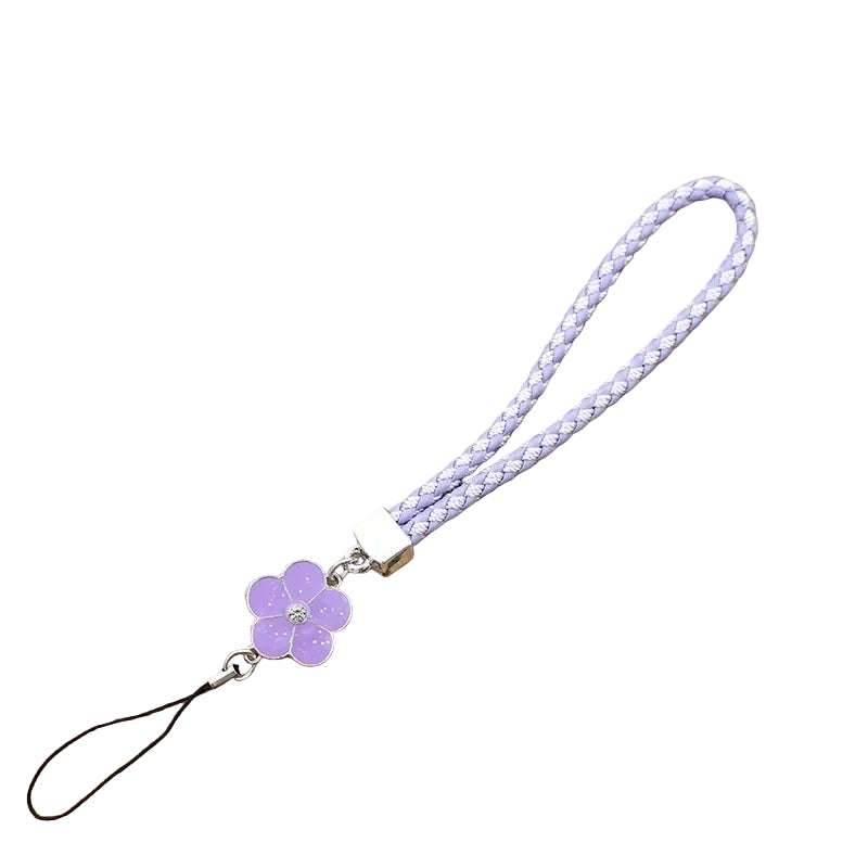 Tejesa Small Flower Phone Straps Mobile Phone Lanyard  for USB ID/ Card Keychain ,for IPhone