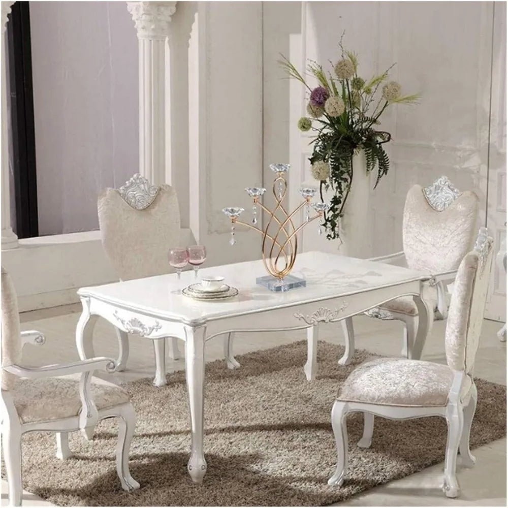 Candle Holder for Dining Table Wedding Decoration Candlelight Dinner Home Decor Centerpieces Chandelier Holders & Accessories