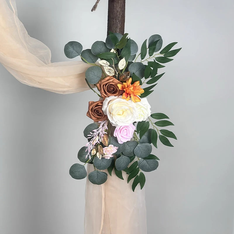 Tejesa  Artificial Flower Arch for Home Decoration/Wedding/ Festival/ Hotel and Auditorium