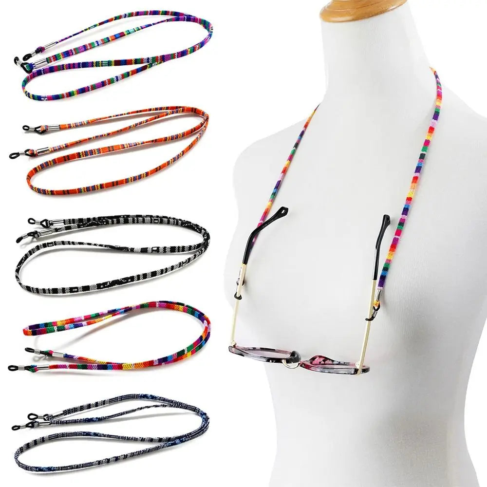Tejesa  Universal Retro Glasses Chain Sunglasses Non-Slip Neck Cord Strap Eyeglass Sports Lanyard String Reading Glasses Accessories