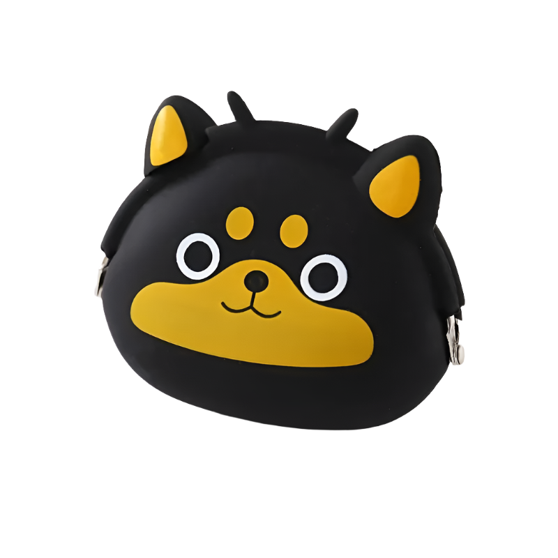 Hemasa Animal cartoon creative clip coin wallet Silicone new coin wallet children's cute key storage bag