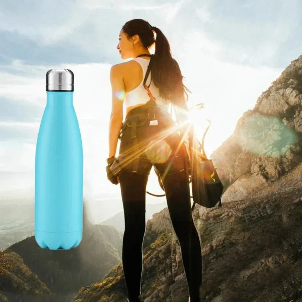 Hemasa 350/500/750/1000ml Double Wall Stainles Steel Water Bottle /Thermos Bottle Keep Hot and Cold Insulated Vacuum Flask