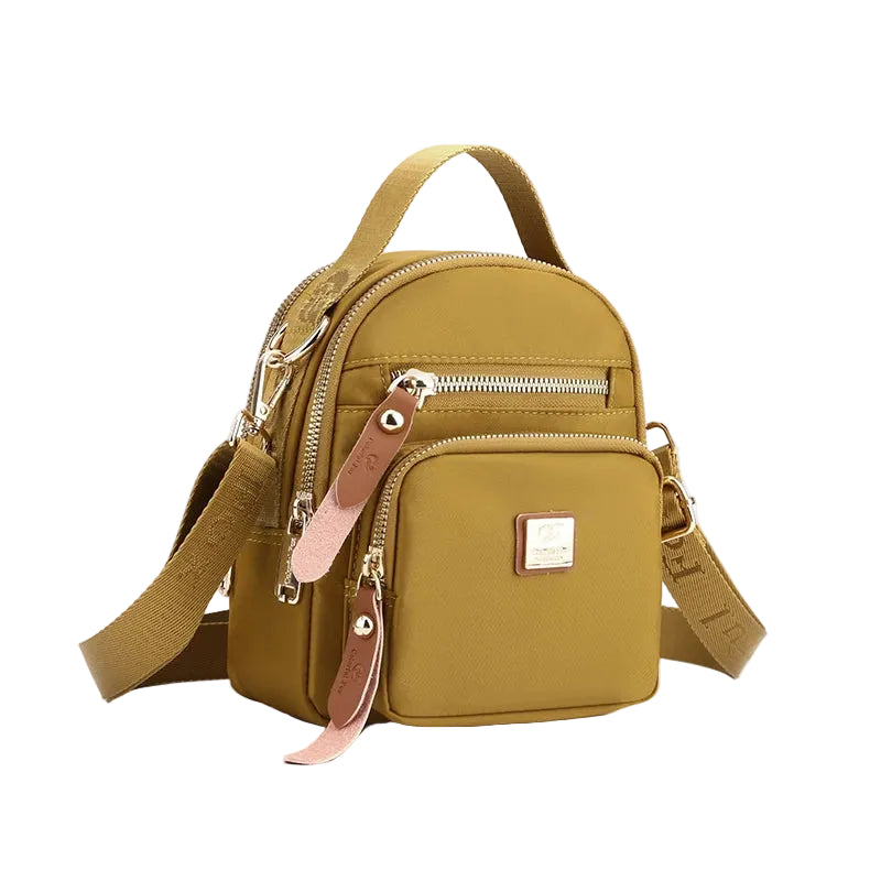 Tejesa Multi Pockets Women Shoulder Bag High Quality Durable Fabric Small Handbag Pretty Style Girls Shopping Phone Bag