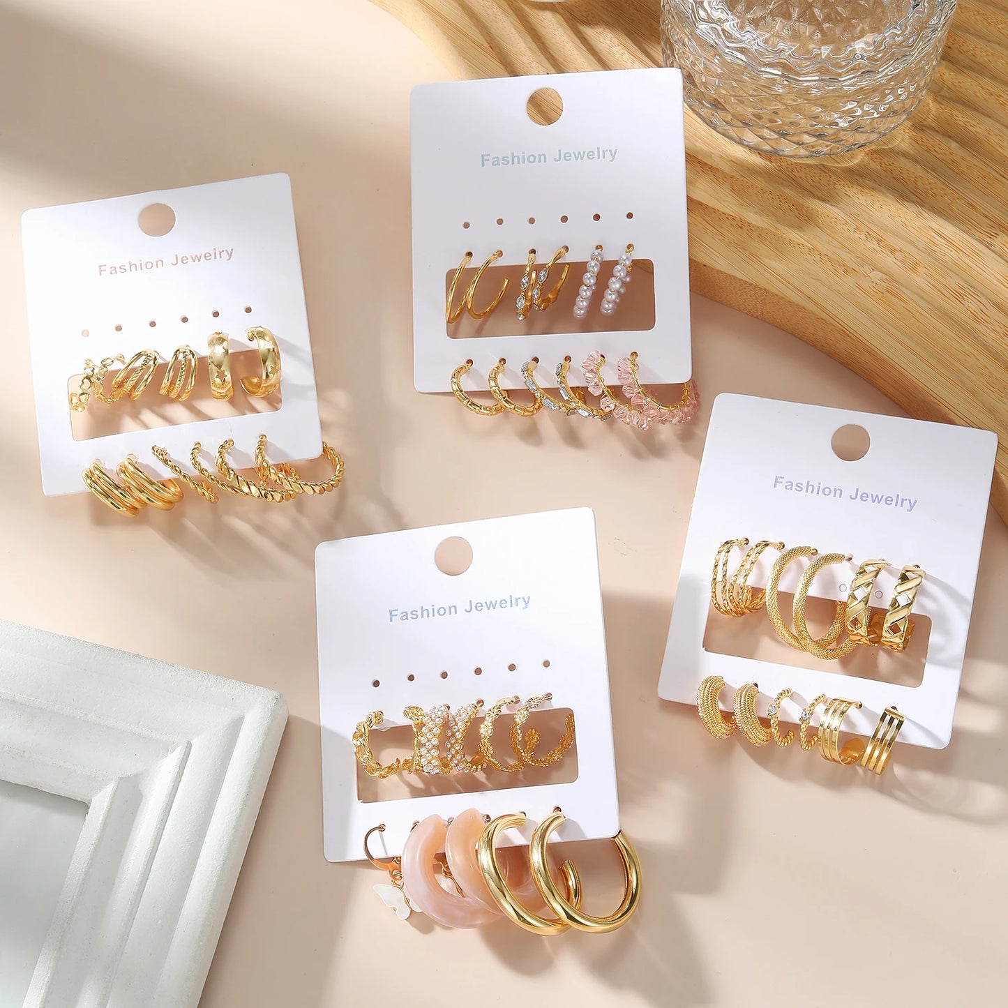 Hemasa  Metal Hoop Earrings for Women/ Girls