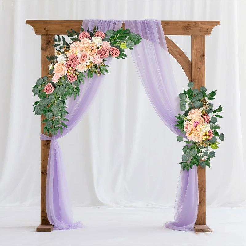 Tejesa Artificial Flower Arch for Home Decoratio /Wedding/ Festival