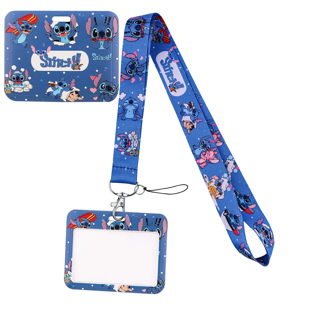 Hemasa Credential Holder Cartoon Lanyards for Key Neck Strap for Card Badge Gym Keychain Keyring Accessories Gifts