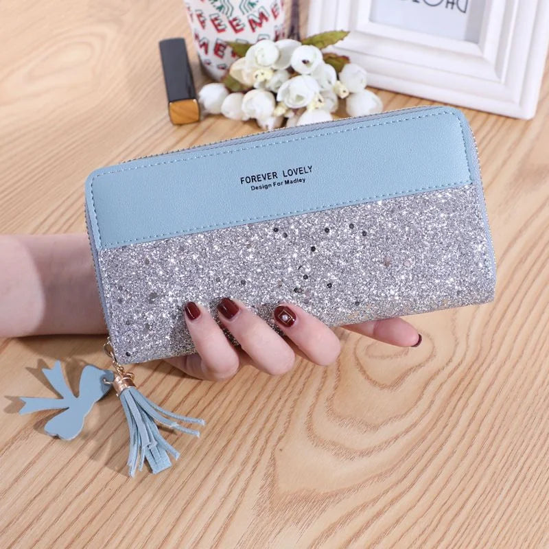 Large Capacity Simple Long Ladies Wallet Multiple Card Slots Fashionable Mobile Phone Bag Coin Purse Urban Style