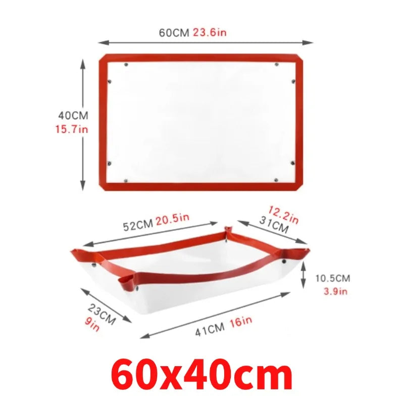 Hemasa Silicone Baking Mat Kneading Pad Dough Mat Pizza Cake Dough Maker Kitchen Cooking Grill Non-Stick Gadgets Bakeware Pastry Mat