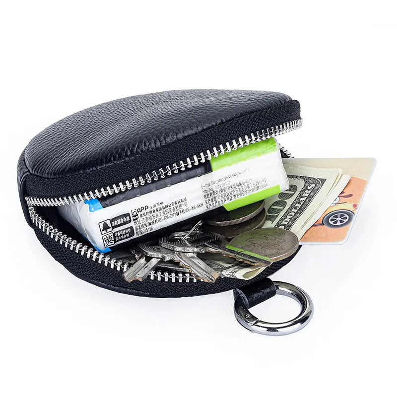 Hemasa  Coin Purse Change Pouch for Women Key Ring Wallet / Round Purse with Zipper