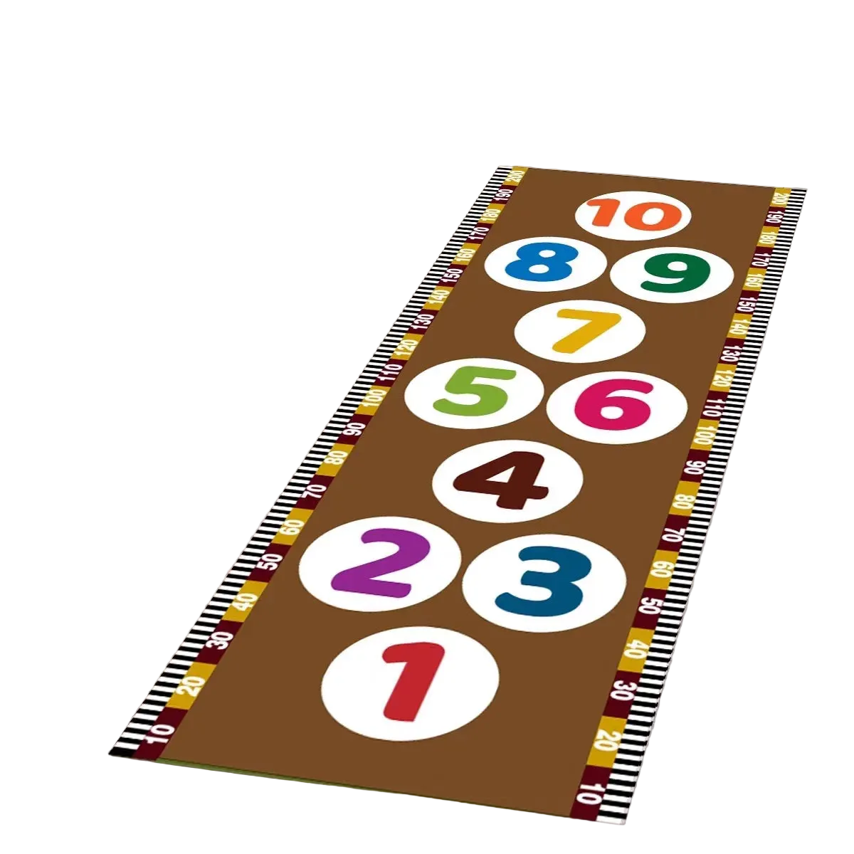 Tejesa Children's Room Kindergarten Cartoon Game Jumping House Grid Carpet Bedroom Bedside Carpet Girls' Puzzle Anti slip Floor Mat