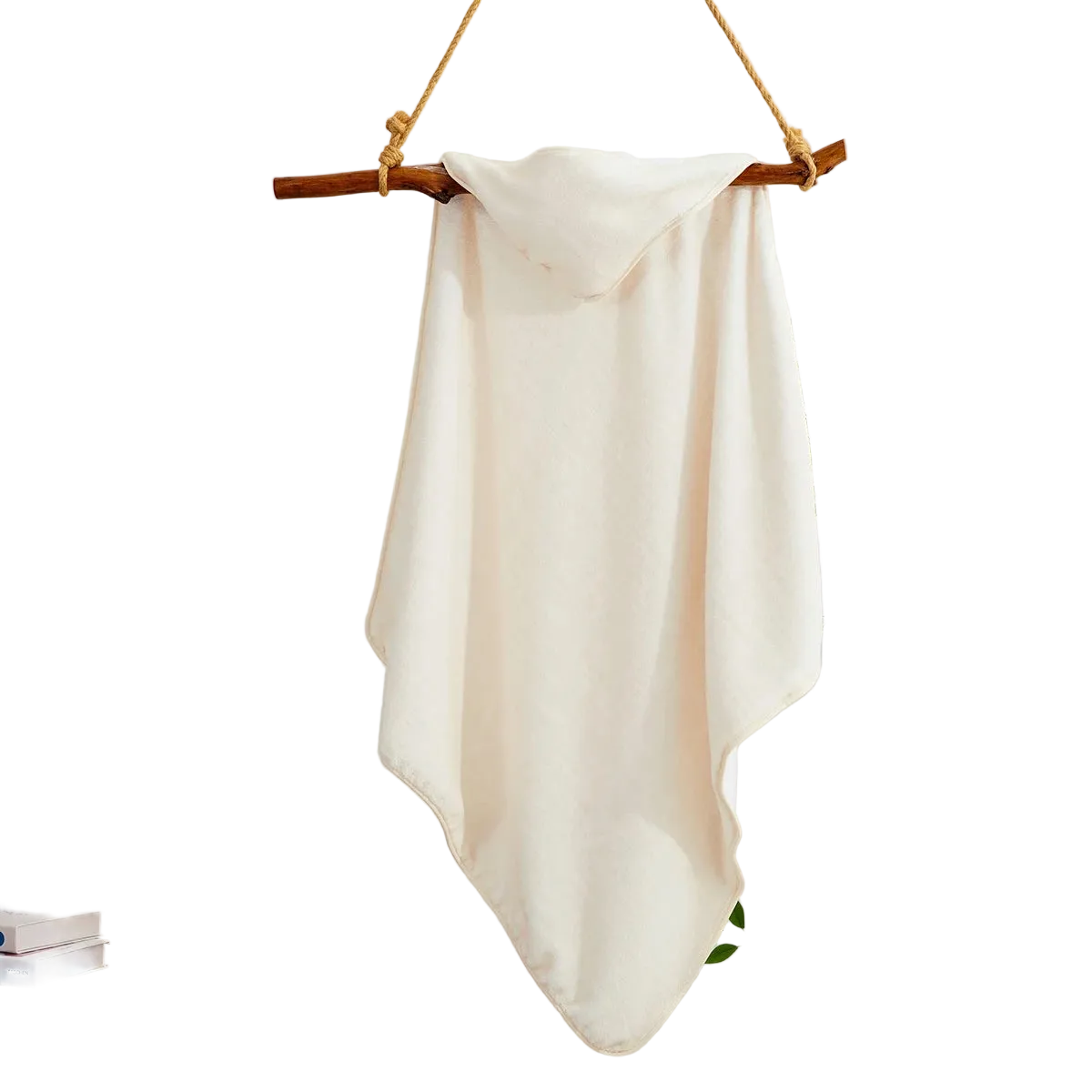 Tejesa Winter Thickened Super Absorption Coral Fleece Baby Swaddle Blanket /Newborn Bath Towel Size 80x80cm