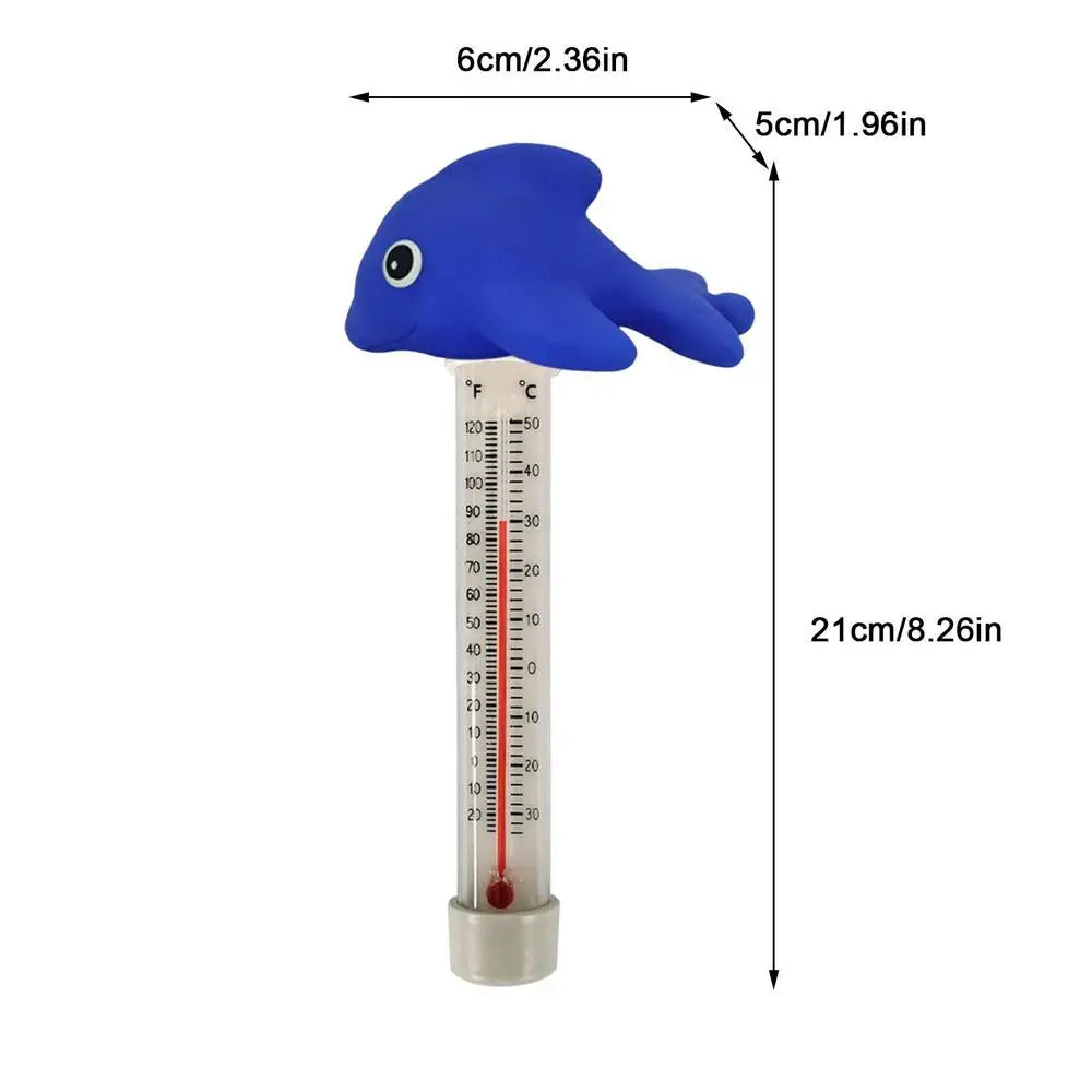 Hemasa Swimming Pool Thermometer/ Shark Duck Turtle Pool Thermometer For Hot Tub  Baby Bath Thermometer