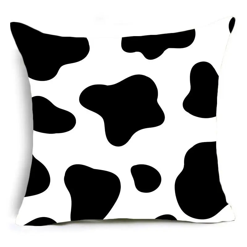 Hemasa  Animal Print Throw Pillow Case /Leopard Tiger Zebra Cow Snake Cushion Covers for Home Sofa Chair Decorative Pillowcases