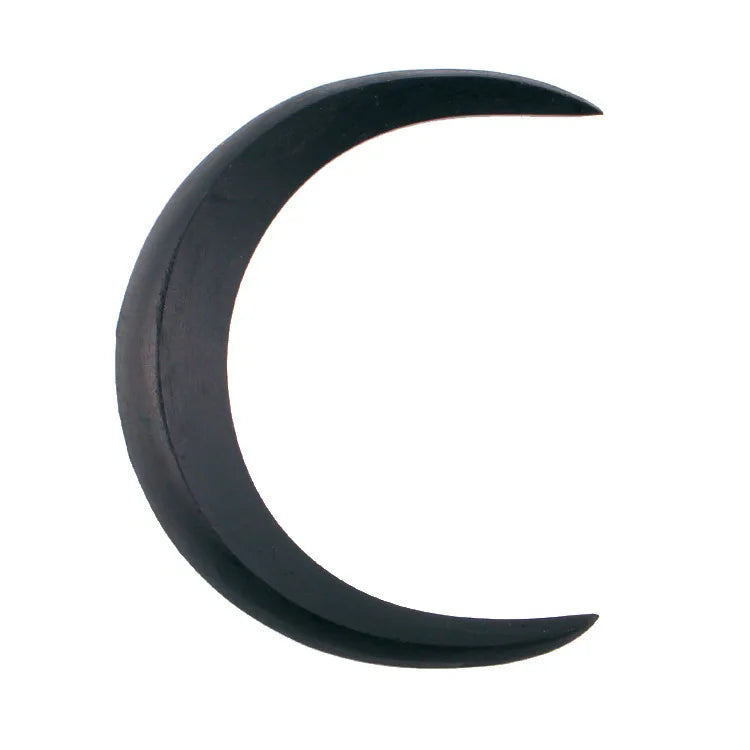 Hemasa Carved Crescent Moon Wooden Hair Stick for Women