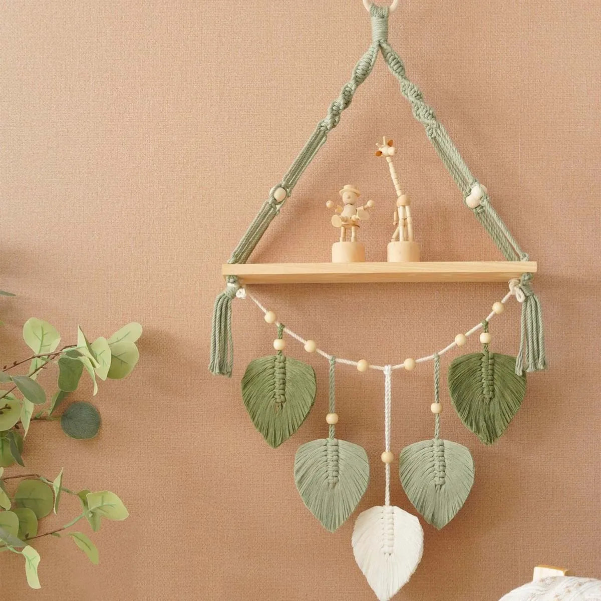 Hemasa Macrame Wall Hanging /Home Decoration for Bedroom Living Room Flower Nursery Storage