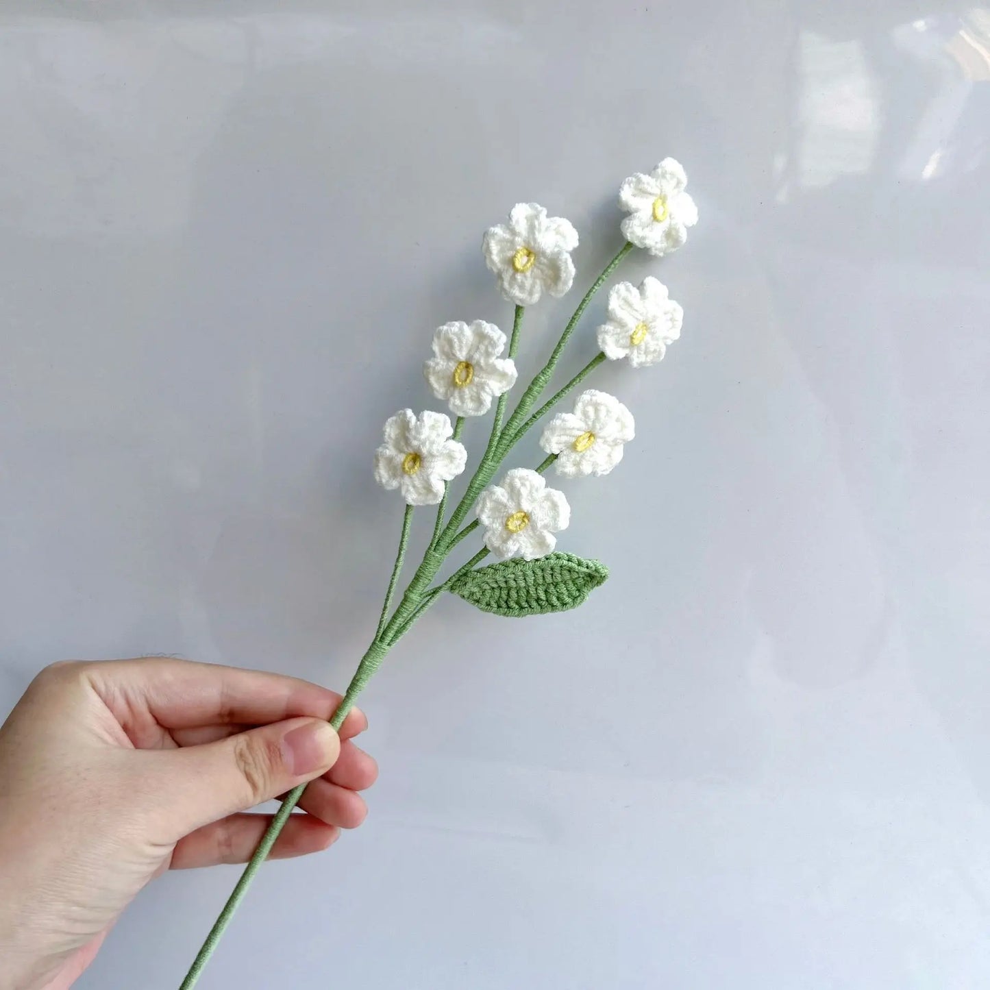 Hemasa  Crochet Flower Knitted Bouquet Decor /Mini Handwoven Flowers /Home