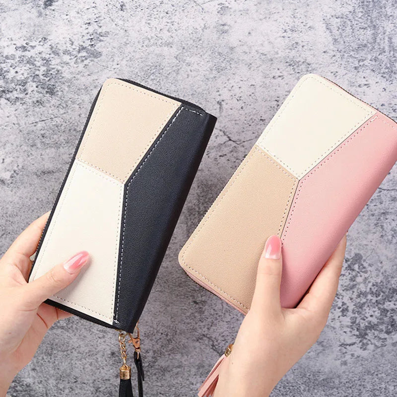 Heamsa  Zipper Wallet   Long Purse/ Handbags Coin Purse /Cards Holder