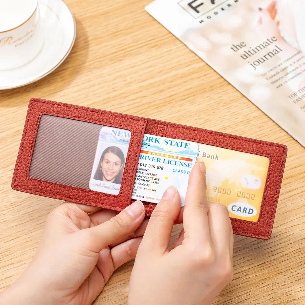 Hemasa Leather Car Driving Documents Auto Driver License Credit Card Bag Case Cover Holder Purse Wallet