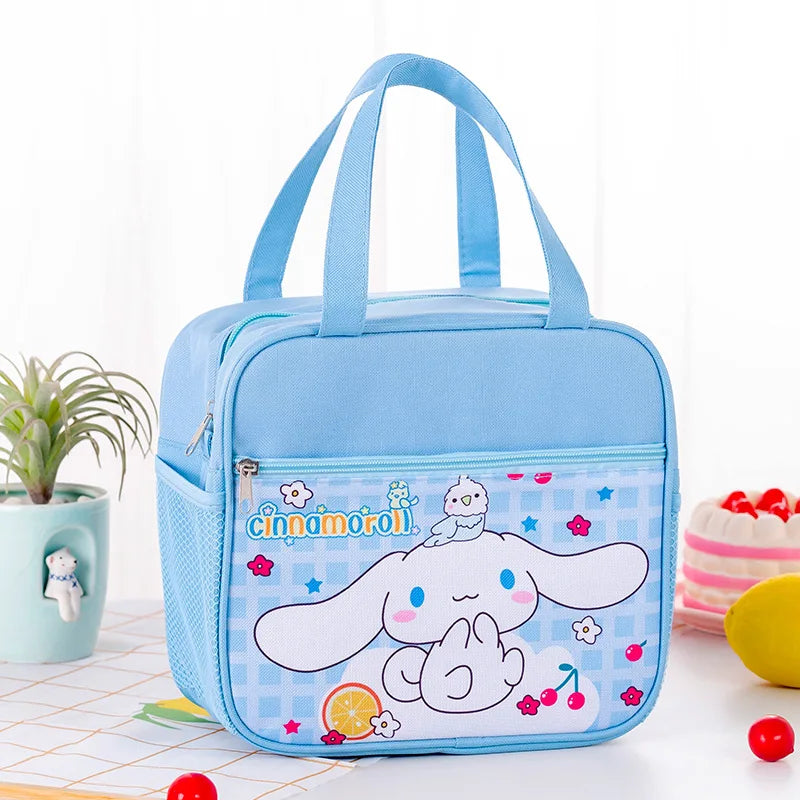 Hemasa Insulated Bag for Kids Cute Cartoon My Melody Kuromi Lunch Box Bag