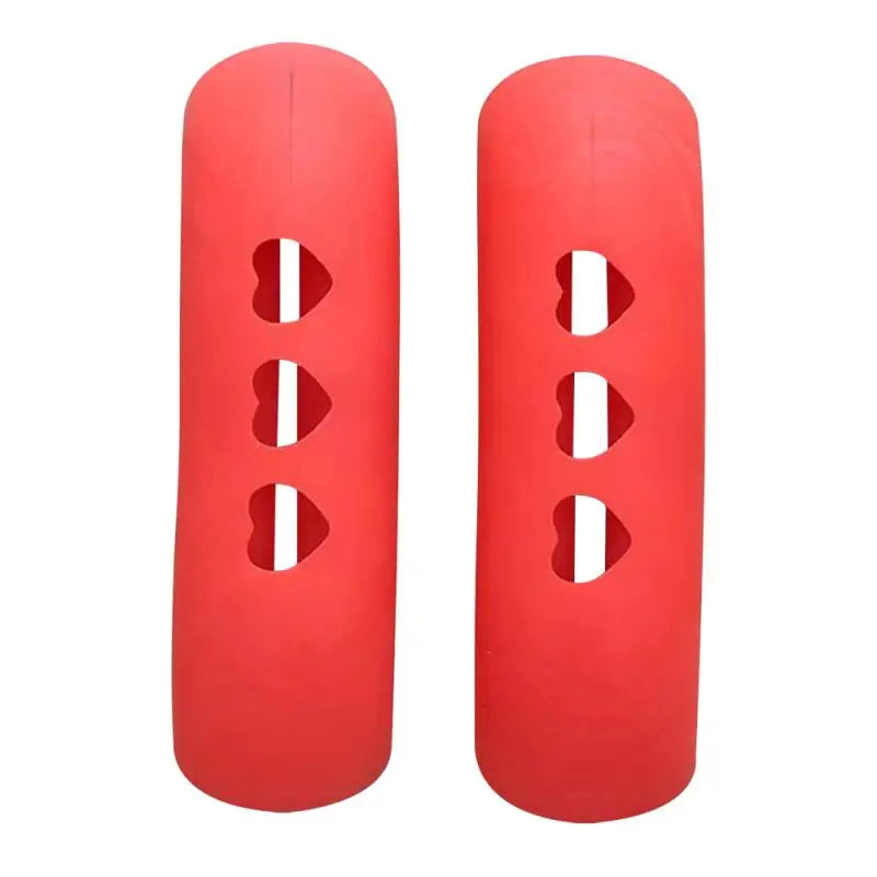 Hemasa 2 pair s Silicone Pot Earmuff Kitchen Tools Pan Accessories Pan Handle Heat Insulation Pad Buckle Pan Handle Cover
