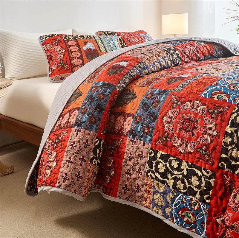 Tejesa Lightweight Bed Coverlets for All Seasons/ Soft Bedspreads Queen Quilt Bedding Set with Pillow Shams, Quilt Queen King Coverlet