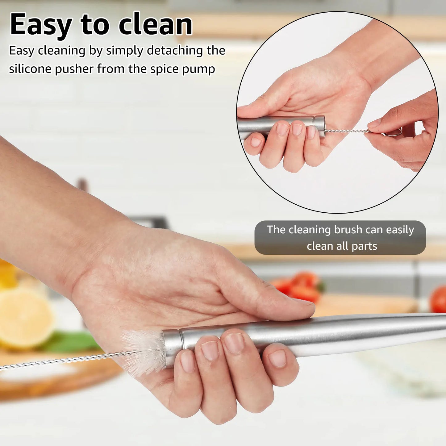 Seasoning Sauce Injection Pump BBQ Meat Syringe Turkey Chicken Squirt for Home Kitchen Cooking Marinade Tool Injection Dropper