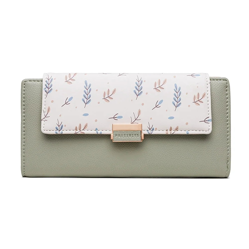 Tejesa  Long Pu Leather Purses Female Big Capacity Money Bag Lady Coin Card Holders High Quality Hasp Clutch Carteras