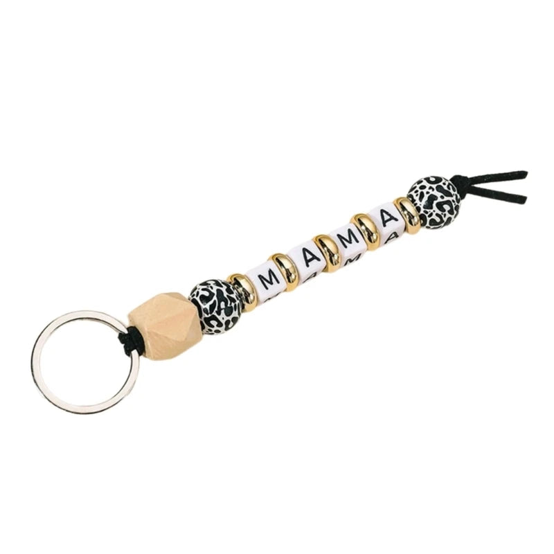 Hemasa  Keychain with Silicone Beads  Keyrings Hangings Decoration  for Bag /Purse