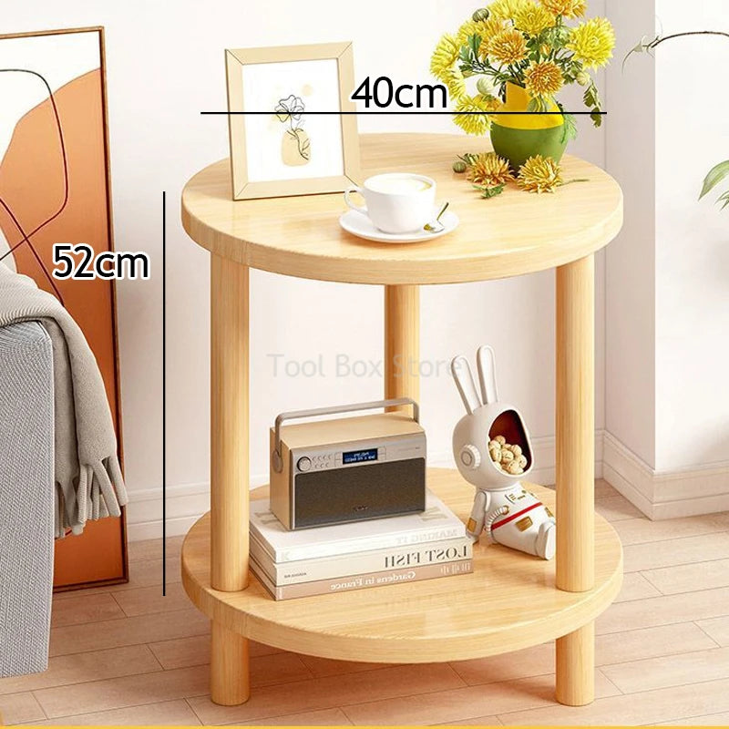 Living Room Sofa Side Table Corner Table Bedroom Bedside Tables Simple Modern Storage Shelf Small Cabinet Small Coffee Tables