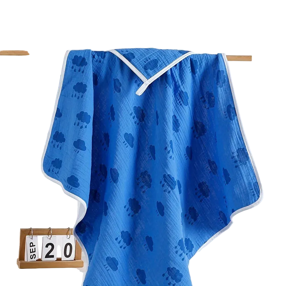 Tejesa 2Pcs New 100% Cotton Breathable Baby Swaddle Blanket Newborn Bath Towel Infant Quilt