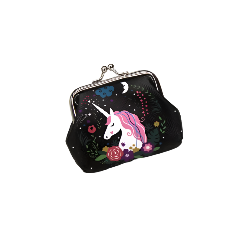 Hemasa Unicorn Coin Purses Holder Women  /Mini Change Wallets Girl Money Bag Coin Bag